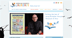 Desktop Screenshot of childrenslaureate.org.au